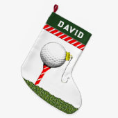 Kerstmis golf grote kerstsok (Voorkant (Hangend))