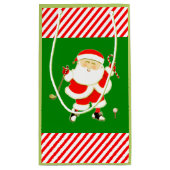 Kerstmis Golf Klein Cadeauzakje (Achterkant)