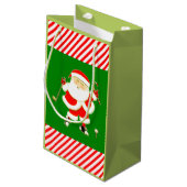 Kerstmis Golf Klein Cadeauzakje (Achterkant Gekanteld)