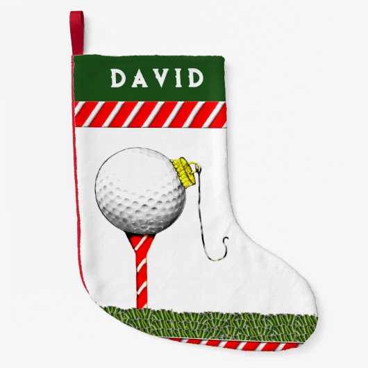 Kerstmis golf kleine kerstsok (Voorkant)