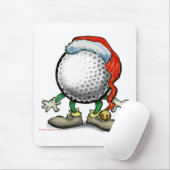 Kerstmis golf muismat (Met muis)