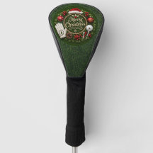 Kerstmis-golf op groen gras