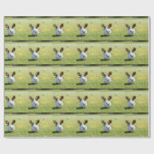 Kerstmis-golf op Putting Green Cadeaupapier (Vlak)