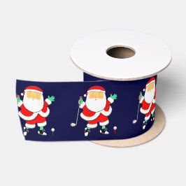 Kerstmis golf satijnen lint
