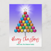 Kerstmis golf vakantie ontwerp briefkaart (Voorkant)