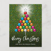 Kerstmis-golf Vakantieontwerp Briefkaart (Voorkant)