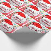 Kerstmis golfbal inpakpapier (Hoek)