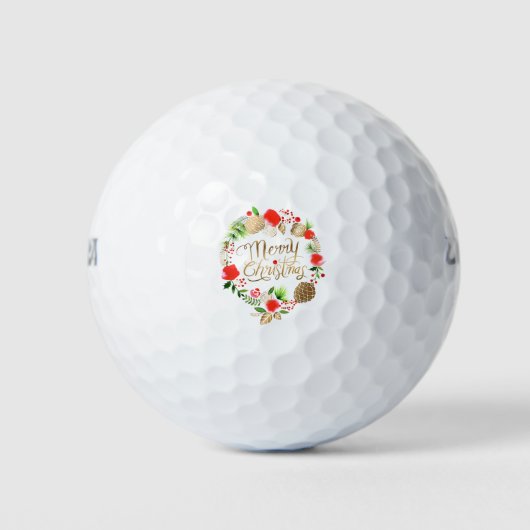 Kerstmis Golfballen (Voorkant)