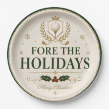 Kerstmis golfen FORE vakantie