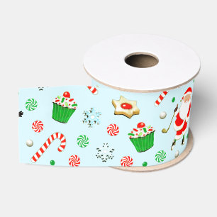 Kerstmis golfen grosgrain lint