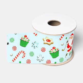 Kerstmis golfen grosgrain lint