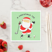 Kerstmis golfen servet (Insitu)