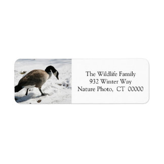 Kerstmis Goose Holiday Return Address Stickers