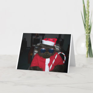 Kerstmis Gorilla Sinterklaas Feestdagen Kaart