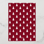 Kerstmis Goud Schrift 6 Foto Collage Folie Feestdagenkaart (Achterkant)