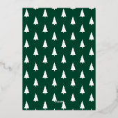 Kerstmis Goud Schrift 6 Foto Collage Folie Feestdagenkaart (Achterkant)