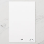 Kerstmis Gouden  Grens  Sinterklaas Briefpapier (Achterkant)