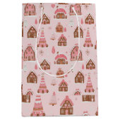 Kerstmis Gourmand Maisons Pain d'Epices Medium Cadeauzakje (Voorkant)