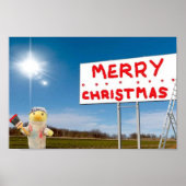 Kerstmis Graffiti Poster (Voorkant)