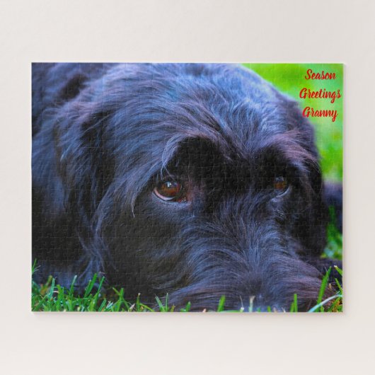 Kerstmis Granny Jigzaag Puzzle Legpuzzel (Horizontaal)