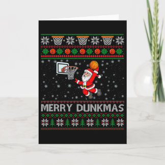 Kerstmis grap Merry Dunkmas  Kaart