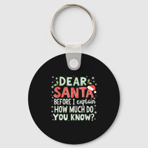 Kerstmis Grappig Beste Sint Voordat Ik Uitleg Hoev Sleutelhanger