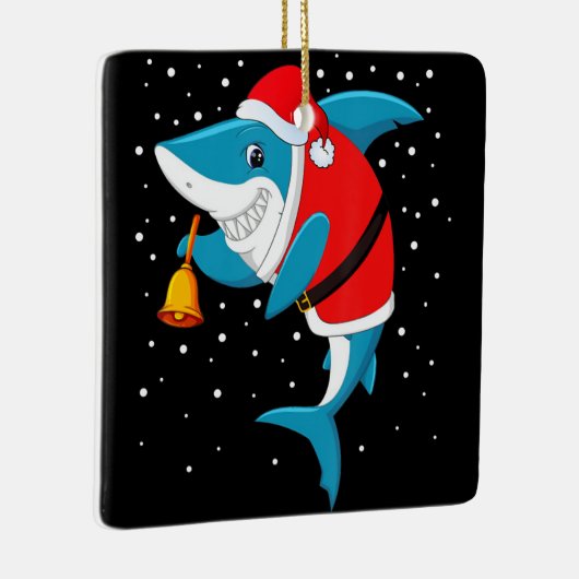 Kerstmis - Grappig kerstfeest Keramisch Ornament (Rechts)