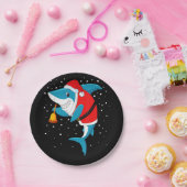 Kerstmis - Grappig kerstfeest Papieren Bordje (Feest)