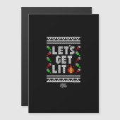 Kerstmis Grappig - Laten we het vuurwerk aansteken (Voorkant / Achterkant)