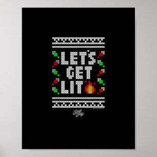 Kerstmis Grappig - Laten we het vuurwerk aansteken Poster