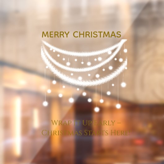 Kerstmis grappig raamsticker (Vel 2)