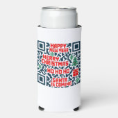 Kerstmis Grappig Seltzer Blikjeskoeler (Seltzer Voorkant)