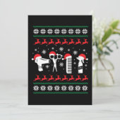 Kerstmis Grappige Kapsalon Kerstcadeau Feestdagenkaart (Staand voorkant)