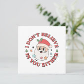 Kerstmis grappige kerstman  (Staand voorkant)