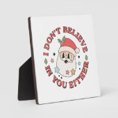 Kerstmis grappige kerstman fotoplaat (Voorkant)