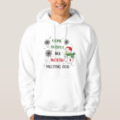 Kerstmis, grappige kerstmis citaat hodie, cu hoodie (Voorkant)