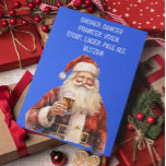 Kerstmis Grappige rendieren Namen Bier Feestdagen Kaart<br><div class="desc">Dit ontwerp werd gecreeerd door digitale kunst. Het kan op het gebied worden gepersonaliseerd dat door de foto en/of de tekst te veranderen wordt verstrekt. Of het kan worden aangepast door de klik te kiezen om de andere optie aan te passen en de kleur op de achtergrond te verwijderen of...</div>