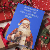 Kerstmis Grappige rendieren Namen Bier Feestdagenkaart