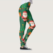 Kerstmis Grappige Sinterklaas  Leggings (Rechts)