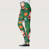 Kerstmis Grappige Sinterklaas  Leggings (Links)