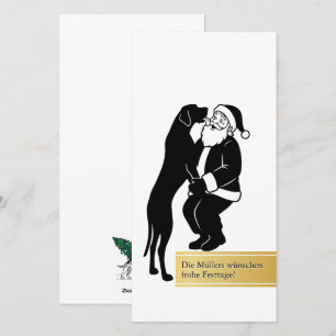 Kerstmis Great Dane Kaarten