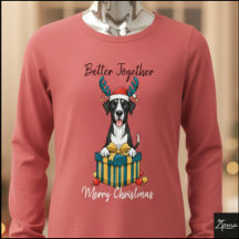 Kerstmis Great Dane Rendier Cadeau Grafisch