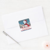 Kerstmis Great Dane Sticker Prettig Woofmas (Envelop)