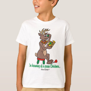 Kerstmis: Green Nosed Reindeer T-shirt