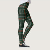 Kerstmis: Green Red White Pattern Leggings (Rechts)