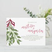 Kerstmis: Greenery Foliage Holiday Kaart (Staand voorkant)