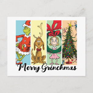 Kerstmis Grinch Vakantie Collage Feestdagenkaart