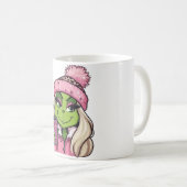 💚 Kerstmis Grinchmeisje Mok (Voorkant rechts)