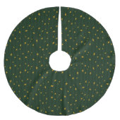 Kerstmis Groen Geel Ster Streep Kerstboom Rok (Voorkant)