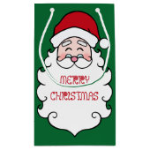 Kerstmis Groen Klein Cadeauzakje (Achterkant)